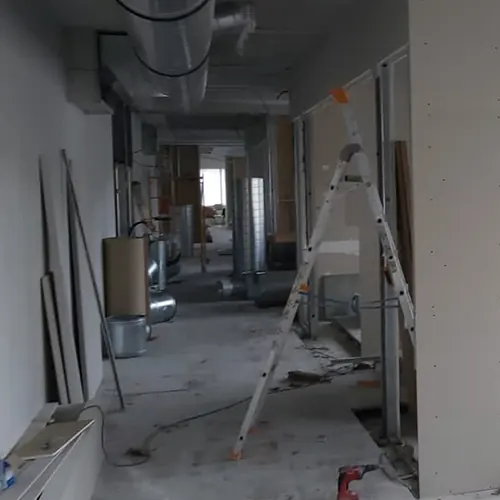 Réhabilitation intérieure en cours