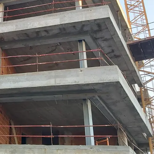 Structure béton armé sur plusieurs niveaux
